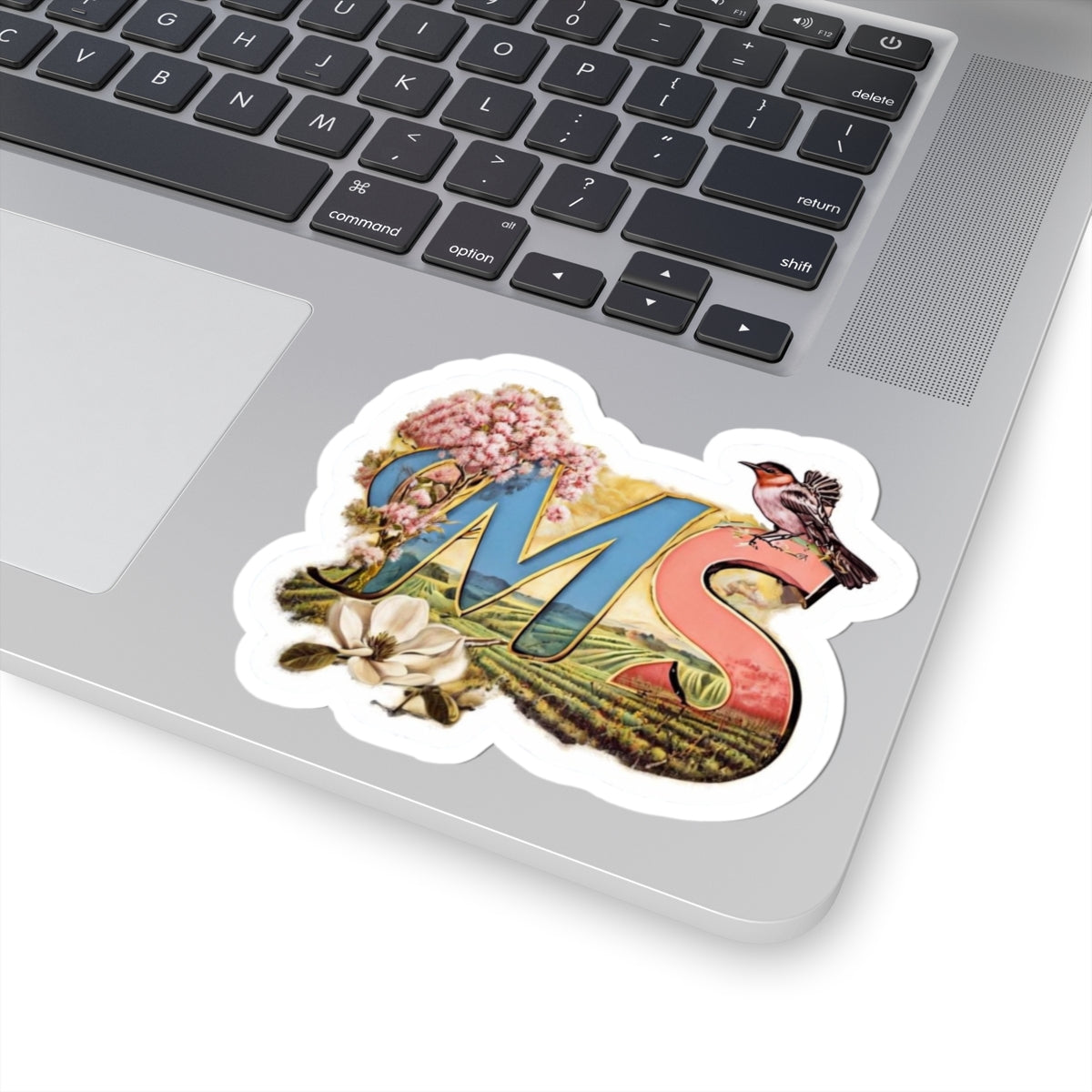 Vibrant MS Kiss-Cut Stickers - Nature & Floral Design
