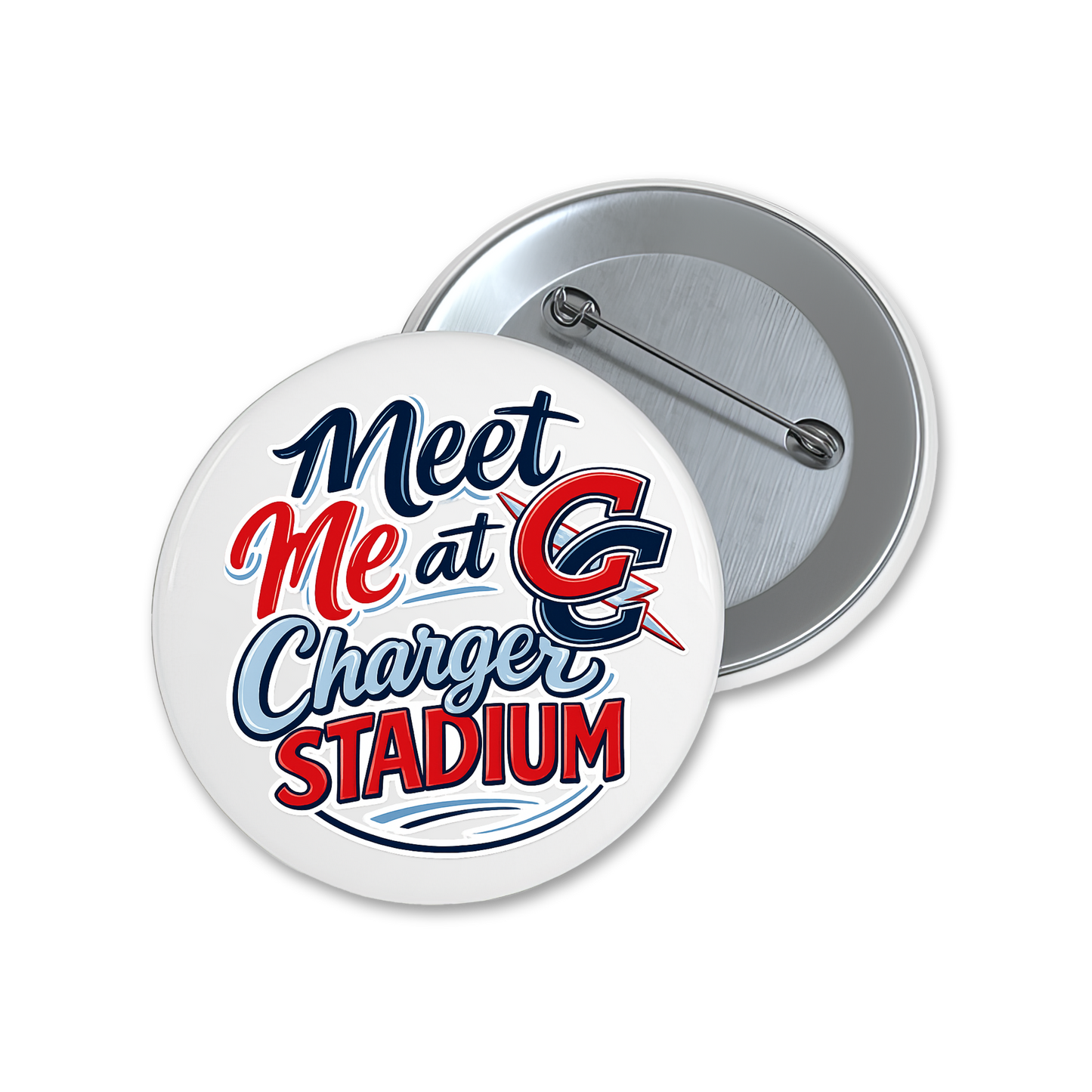 Meet Me at Charger Stadium Spirit Button