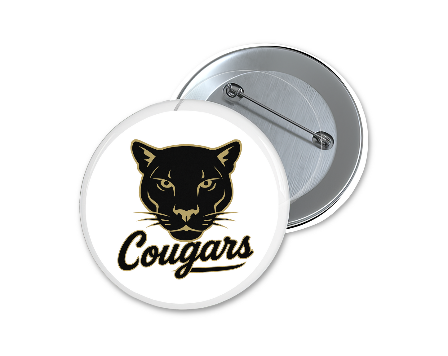 Cougars with Cougar Head Button