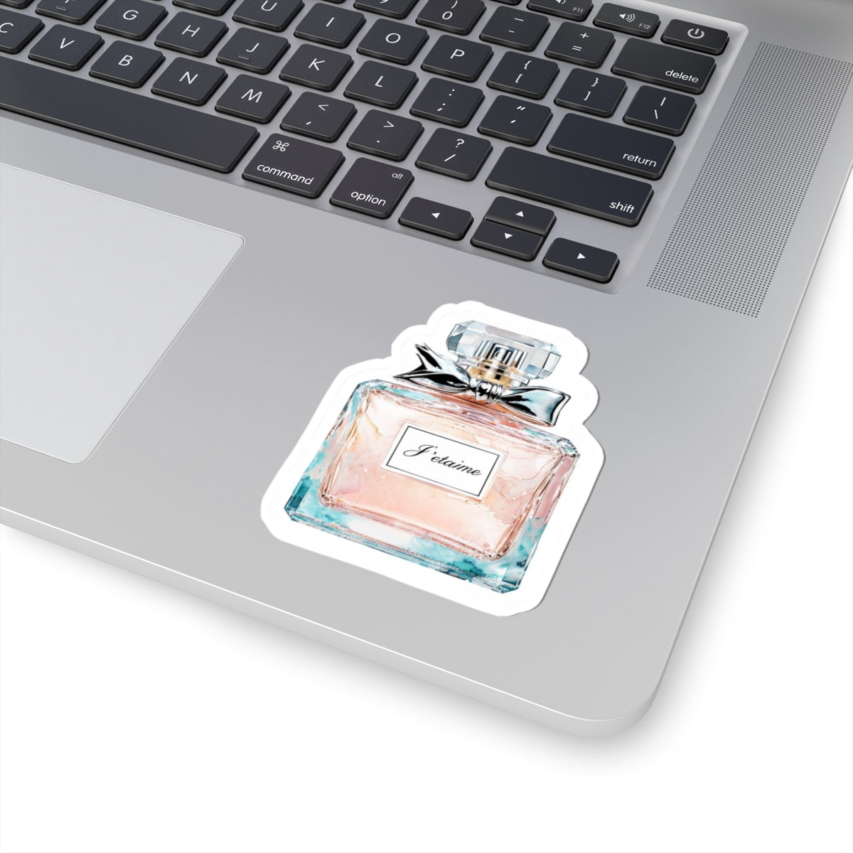 J’etaime Perfume Bottle Kiss Cut Sticker - French perfume, I love You sticker