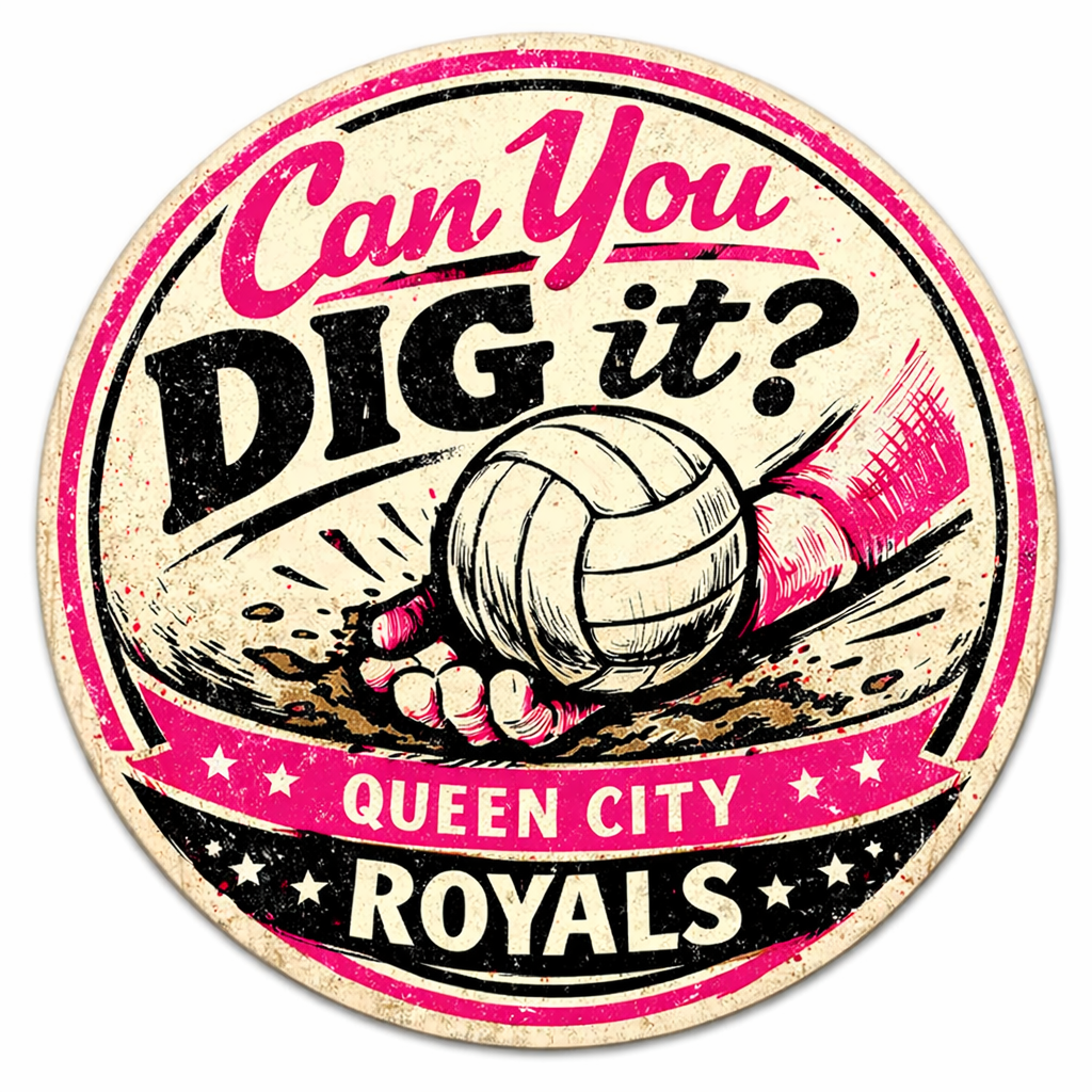 #9 Queen City Button