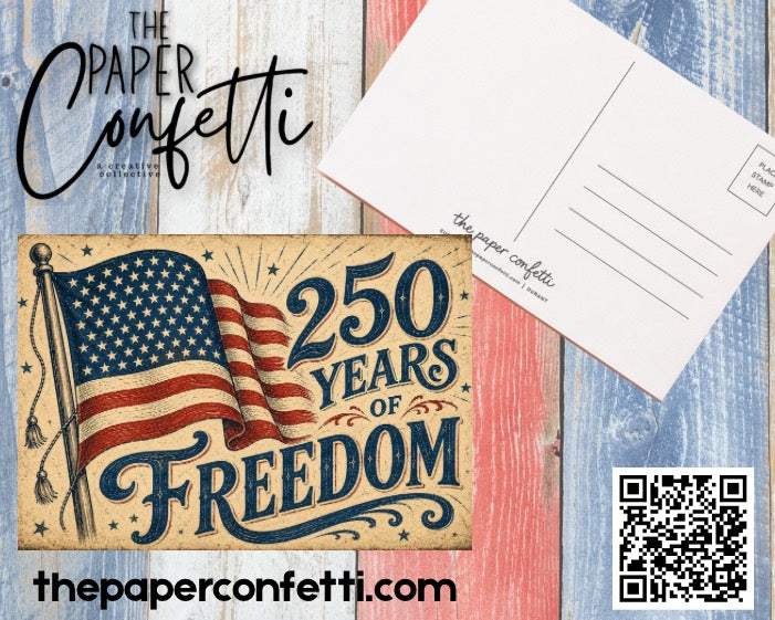 250 Years of Freedom Postcards