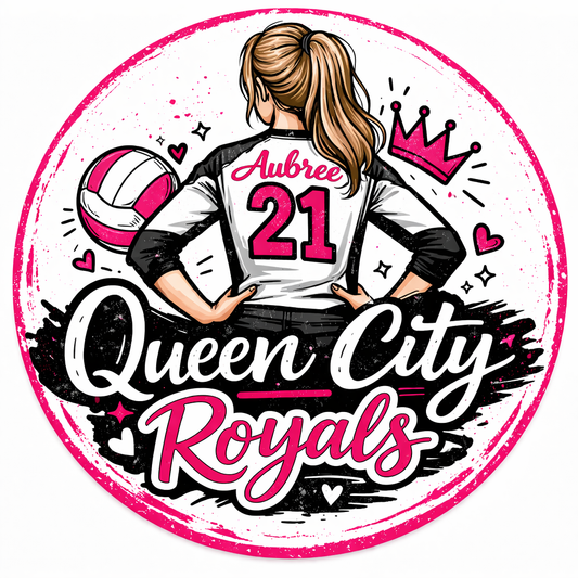 #23 Queen City Button