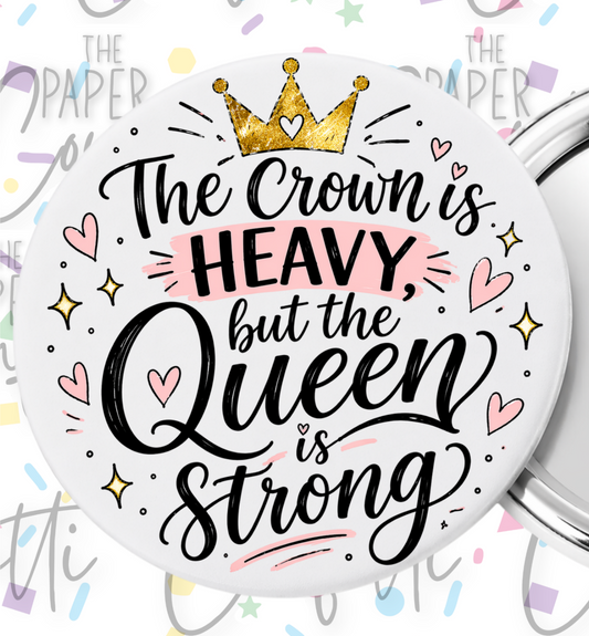 The Queen is Strong Pocket Mirror