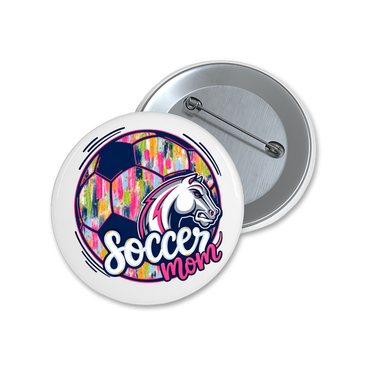 Charger Soccer Mom Spirit Button