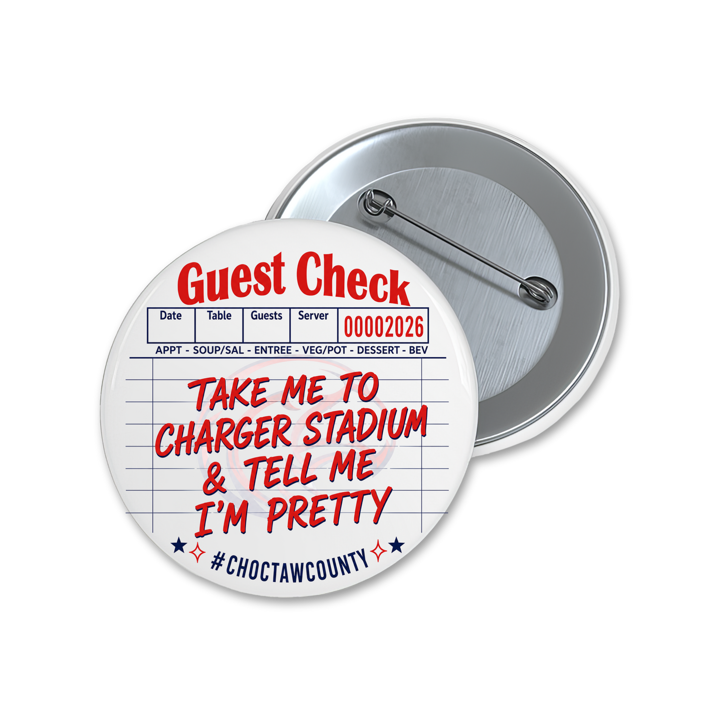 Take ME to Charger Stadium Spirit Button