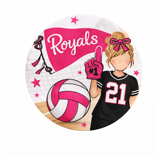 #17 Queen City Button