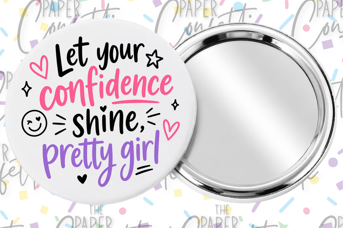 Let Your Confidence Shine Pocket Mirror