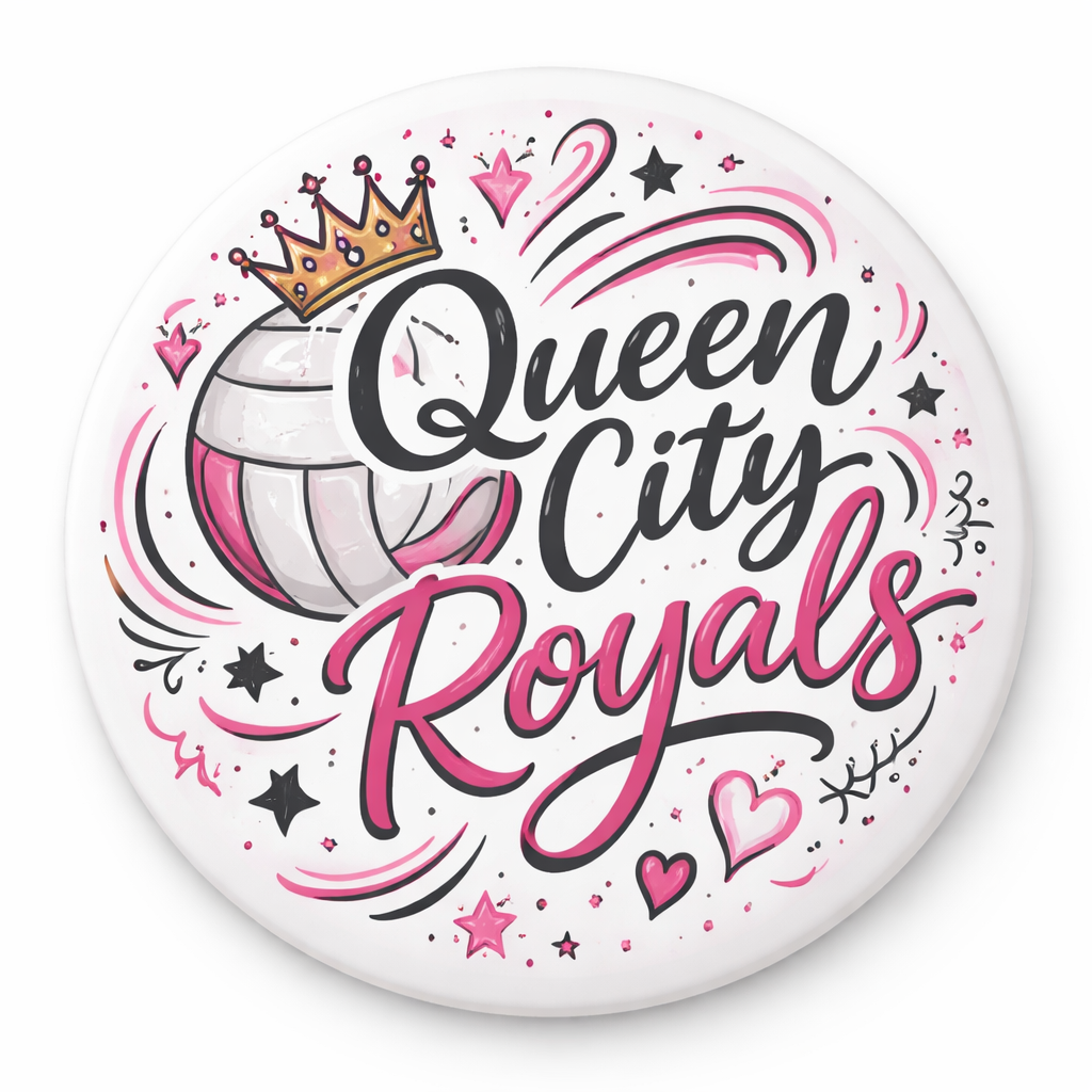 #6 Queen City Button