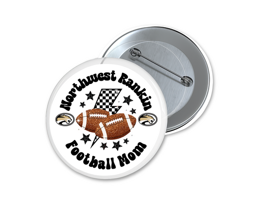 Football Mom Button