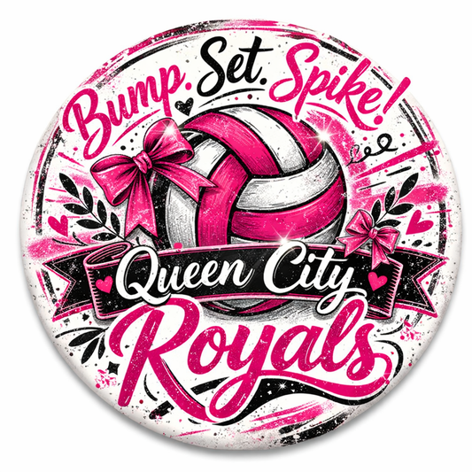 #16 Queen City Button