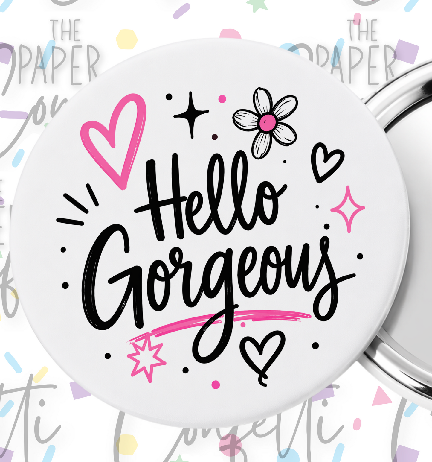 Hello Gorgeous Pocket Mirror