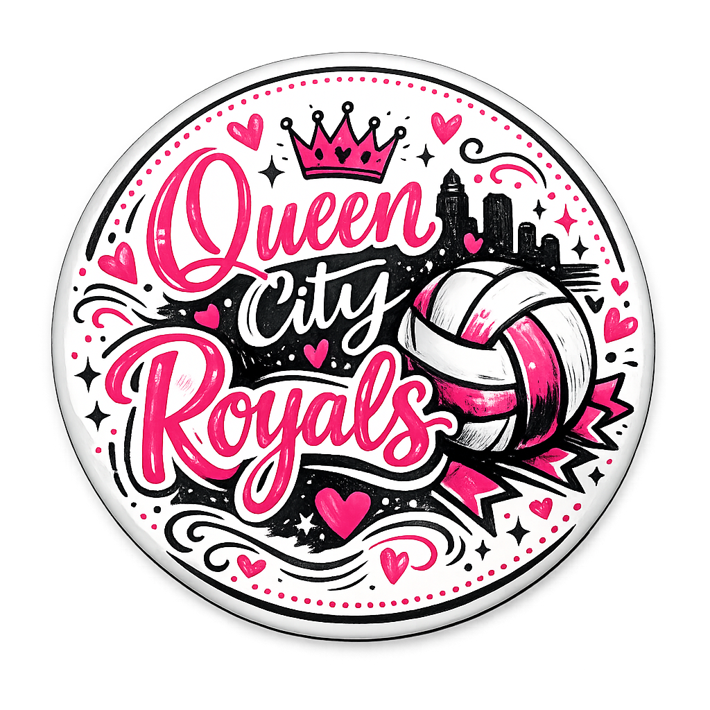 #21 Queen City Button