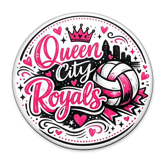 #21 Queen City Button