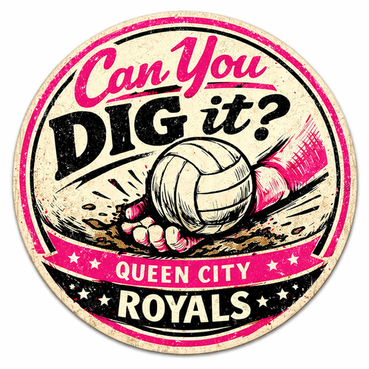 #9 Queen City Button