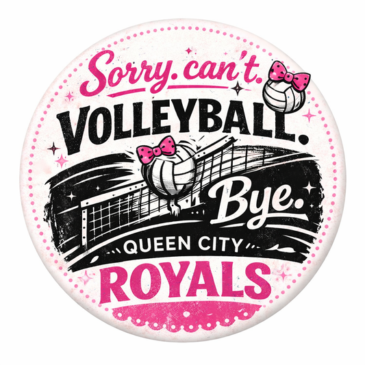 #8 Queen City Button