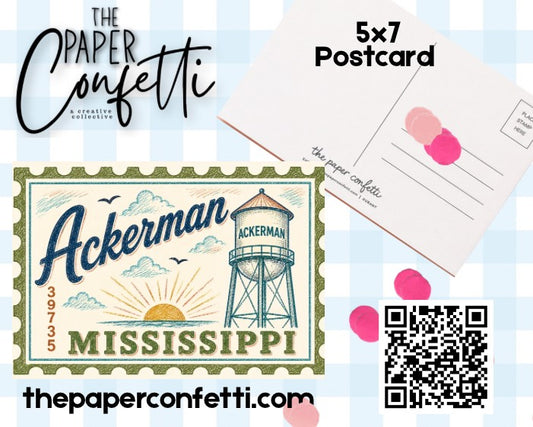 Ackerman Stamp Postcards